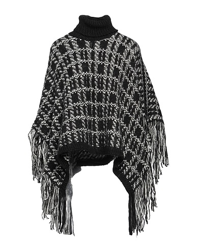 REDValentino Cape Black 43% Acrylic, 24% Polyamide, 24% Mohair wool, 9% Polyester