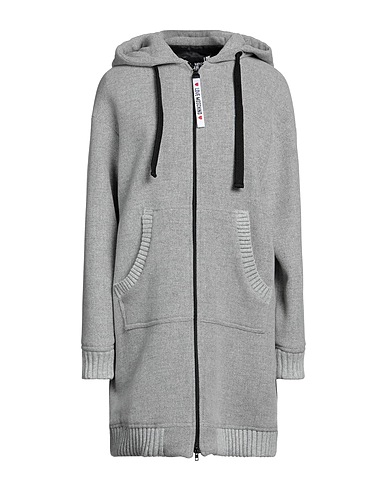 LOVE MOSCHINO Coat Light grey 78% Virgin Wool, 22% Polyamide, Viscose, Wool, Cashmere