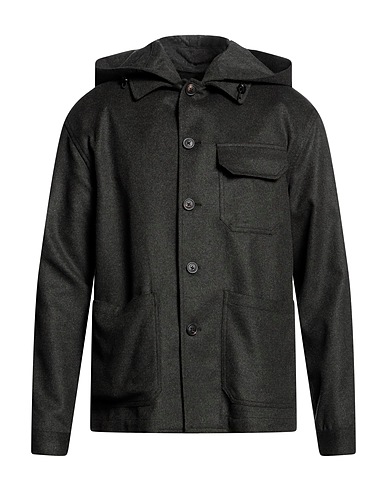 LARDINI Soprabito Verde scuro 60% Lana, 20% Poliestere, 15% Poliammide, 5% Altre Fibre