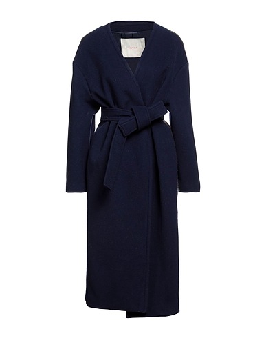 JUCCA Cappotto Blu notte 80% Lana Vergine, 20% Poliammide, Poliestere, Acrilico