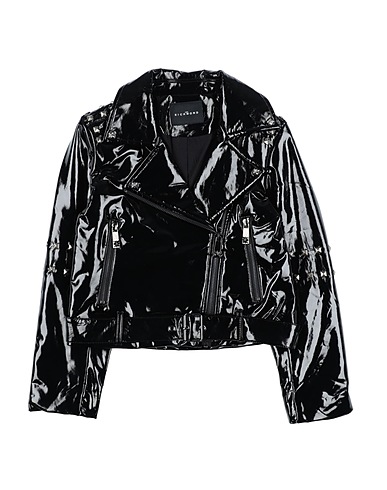 JOHN RICHMOND Giacca biker Nero 100% Poliuretano