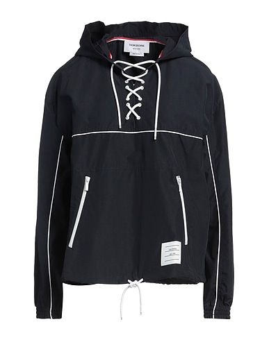 THOM BROWNE Blouson Bleu marine 62% Coton, 38% Nylon