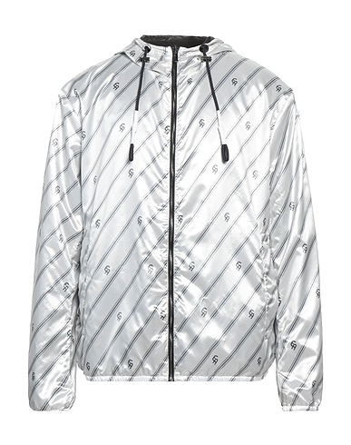 EMPORIO ARMANI ブルゾン ライトグレー ポリエステル 100%