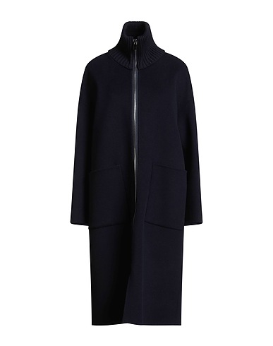 ALPHA STUDIO Coat Navy blue 100% Wool