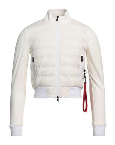 AFTERLABEL Shell  jacket White 58% Viscose, 34% Polyamide, 8% Elastane