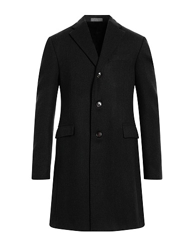 CORNELIANI Coat Charcoal 100% Virgin Wool