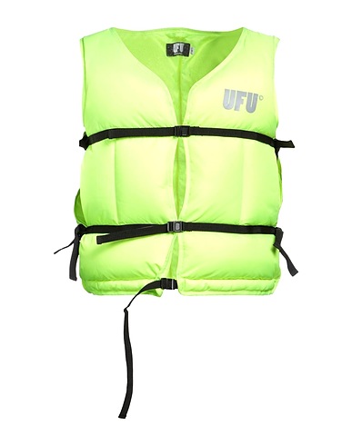 USED FUTURE Shell jacket Lime green 100% Polyester