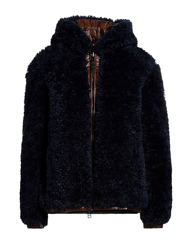 PEUTEREY Teddy Coat Midnight blue 100% Polyester, Polyamide