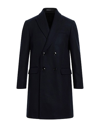 LIU •JO MAN Coat Midnight blue 75% Virgin Wool, 20% Polyamide, 5% Cashmere