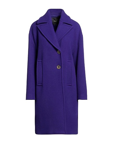 PINKO Cappotto Viola 75% Lana Vergine, 25% Poliammide