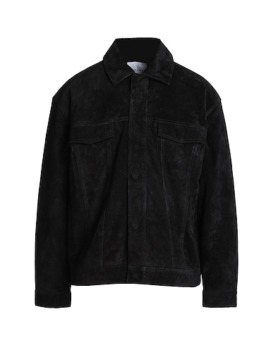 TOPMAN Jacket Black 100% Leather