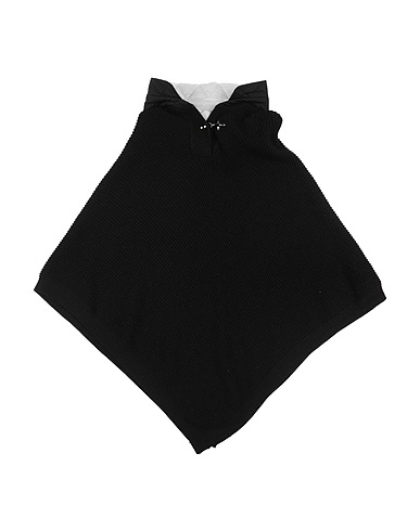 FAY Cloak Black 42% Merino Wool, 28% Viscose, 14% Polyamide, 9% Polyester, 7% Cashmere