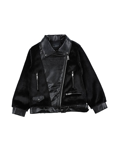 JOHN RICHMOND Bikerjacke Schwarz 100% Polyester, Polyurethan