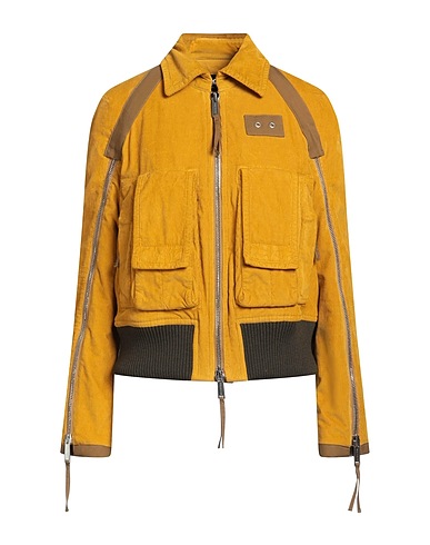 DSQUARED2 Jacket Mustard 99% Cotton, 1% Elastane