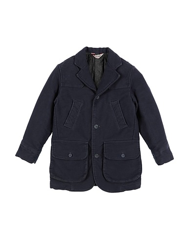 CAPALBIO Coat Navy 100% Cotton