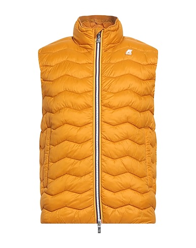 K-WAY Gilet Mustard 52% Polyamide, 48% Recycled polyamide