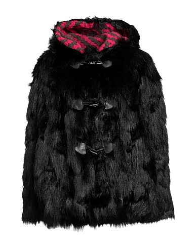 DE' HART Teddy Coat Black 55% Acrylic, 28% Modacrylic, 17% Polyester