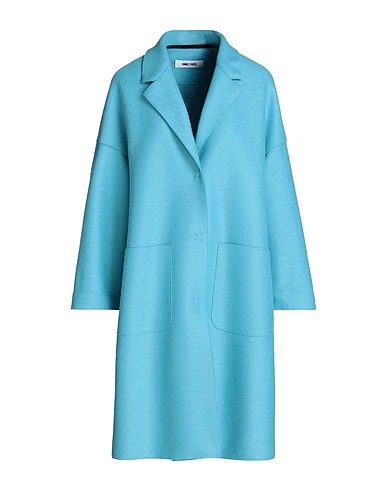 ANNIE PARIS Cappotto Azzurro 100% Lana Vergine