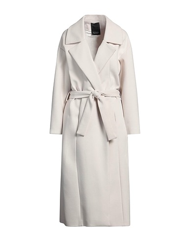 YES LONDON Coat Ivory 91% Polyester, 9% Viscose