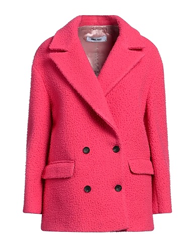 ANNIE PARIS Coat Fuchsia 100% Wool