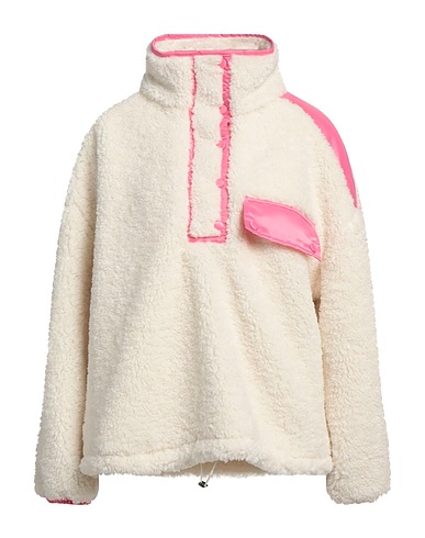 WEILI ZHENG Teddy Coat Ivory 100% Polyester