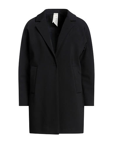 ANNIE P. Coat Black 95% Polyester, 5% Elastane