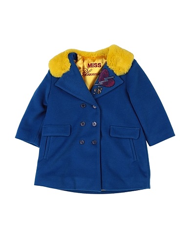 MISS BLUMARINE Caban et veste croisée Bleu électrique 49% Acrylique, 47% Polyester, 4% Laine