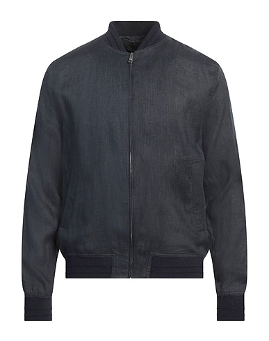 LIU •JO MAN Bomber Blu navy 100% Lino