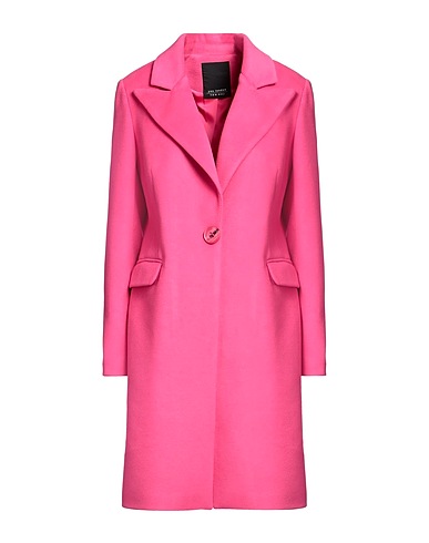 YES LONDON Abrigo Fucsia 91% Poliéster, 9% Viscosa
