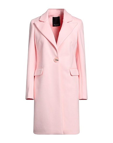 YES LONDON Coat Pink 91% Polyester, 9% Viscose