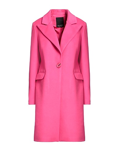 YES LONDON Coat FUCSIA 91% Polyester, 9% Viscose