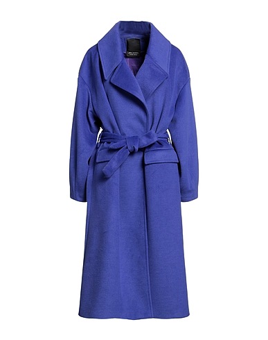 YES LONDON Coat Purple 91% Polyester, 9% Viscose