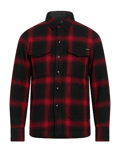 REPLAY Jacke Rot 41% Acryl, 31% Polyester, 24% Wolle, 3% Polyamid, 1% Baumwolle