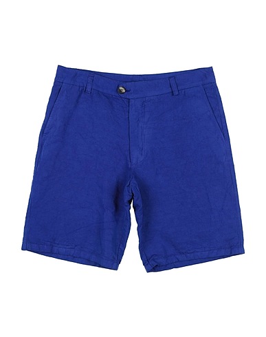 DAL LAGO Shorts & Bermuda Blu 55% Cotone, 45% Canapa