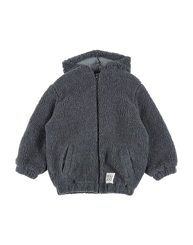 DOUUOD Kunstpelz Grau 100% Polyester, Baumwolle