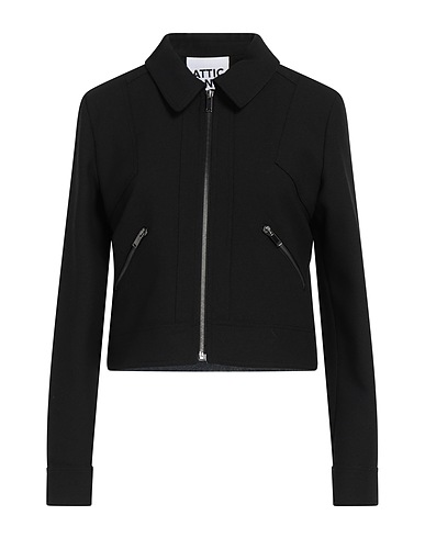 ATTIC AND BARN Jacket Black 69% Polyester, 28% Viscose, 3% Elastane
