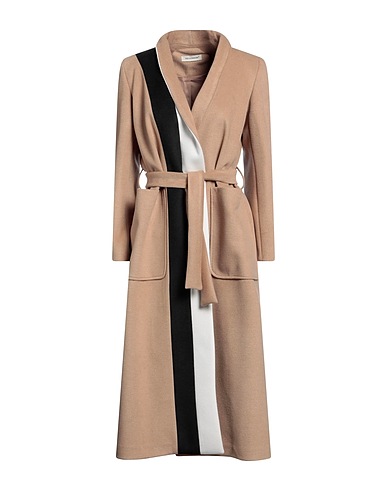 YES LONDON Coat Camel 91% Polyester, 9% Viscose