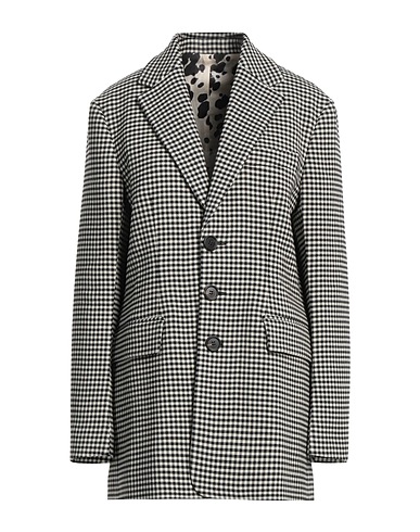 MARNI Coat Black 94% Virgin Wool, 5% Elastane, 1% Polyamide