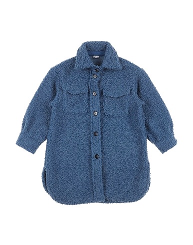 PICCOLA LUDO Teddy Coat Slate blue 100% Polyester