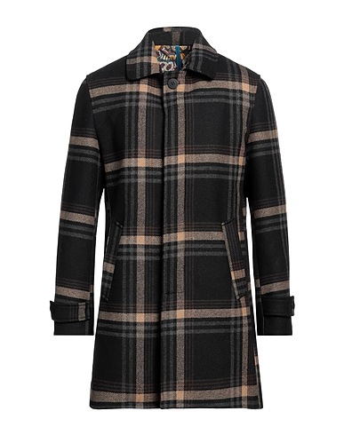 BL.11  BLOCK ELEVEN コート チャコール ウール 60% / ポリエステル 30% / ナイロン 5% / 紡績繊維 5%