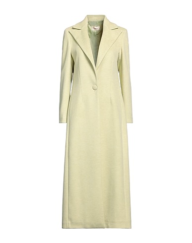 TOY G. Cappotto Verde chiaro 93% Poliestere, 7% Viscosa