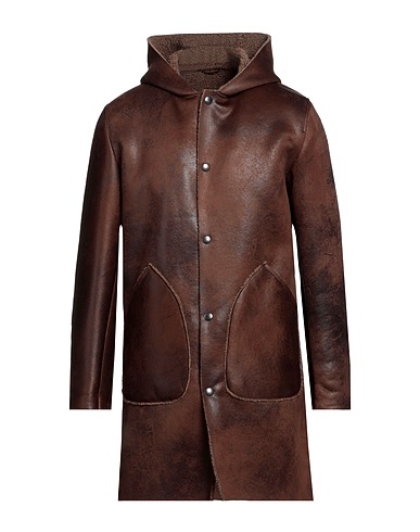 BL.11  BLOCK ELEVEN Coat Chocolate brown 100% Polyester