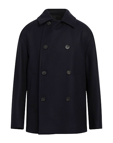 HEVÒ Coat Midnight blue 80% Virgin Wool, 20% Polyamide