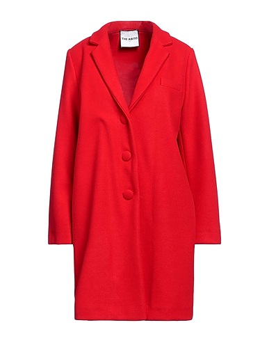THE ABITO Milano Cappotto Rosso 100% Poliestere