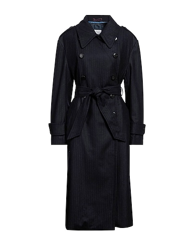 PALTÒ Double breasted pea coat Midnight blue 65% Wool, 29% Polyamide, 5% Other Fibres, 1% Elastane
