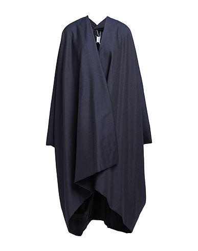 MAISON MARGIELA ケープ ミッドナイトブルー ウール 70% / モヘヤ 30%