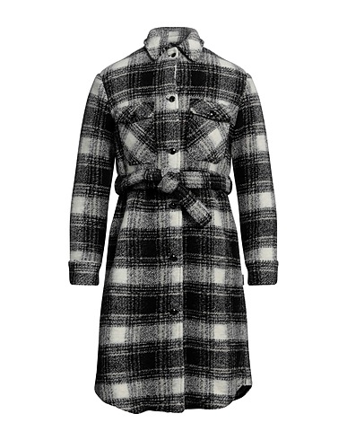 WOOLRICH Coat Black 63% Wool, 33% Polyester, 4% Other Fibres