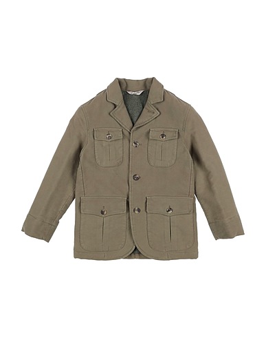 CAPALBIO Coat Military green 100% Cotton