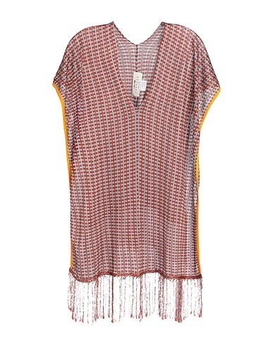 I LOVE POP Cape Rostrot 60% Baumwolle, 40% Viskose