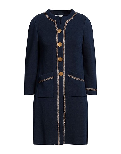 CHARLOTT Full-length jacket Deep teal 100% Cotton